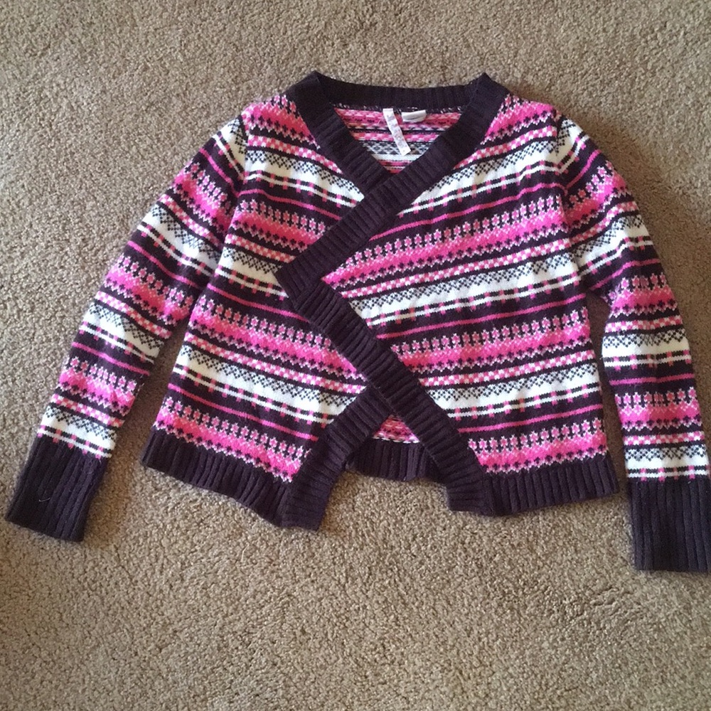 Heart~n~Crush Girls Open Sweater Cardigan